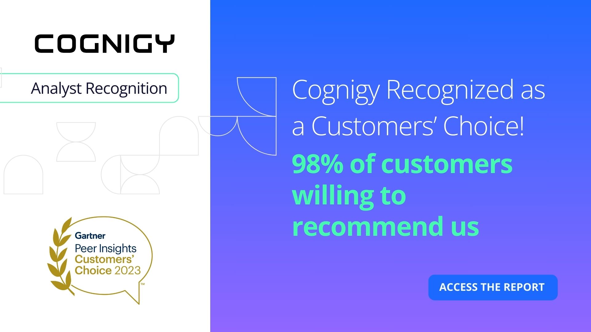 Cognigy Recognized as a Customers' Choice in the 2023 Gartner® Peer